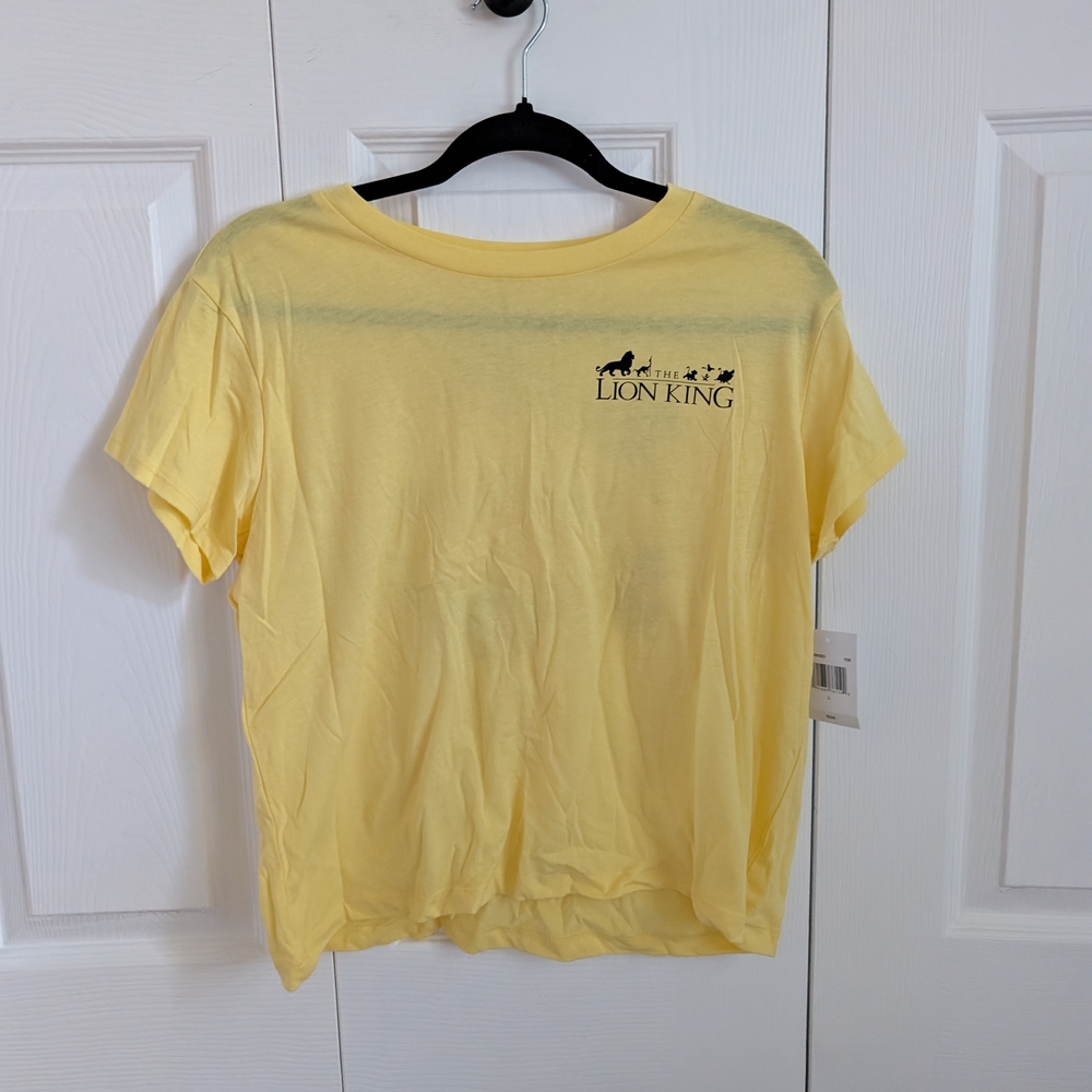 Disney The Lion King Yellow Short Sleeve Tee